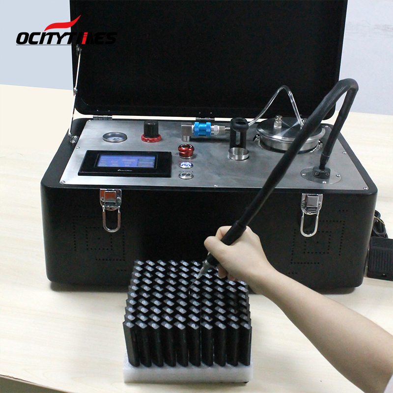 Semi-Automatic Black Ceramic Heating Oil Filling Machine for Cartridge/Vape/Tincture/Syringe