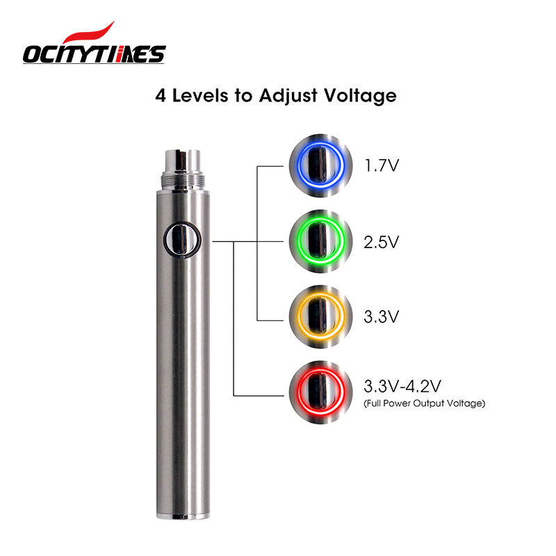510 custom high quality preheat vape battery