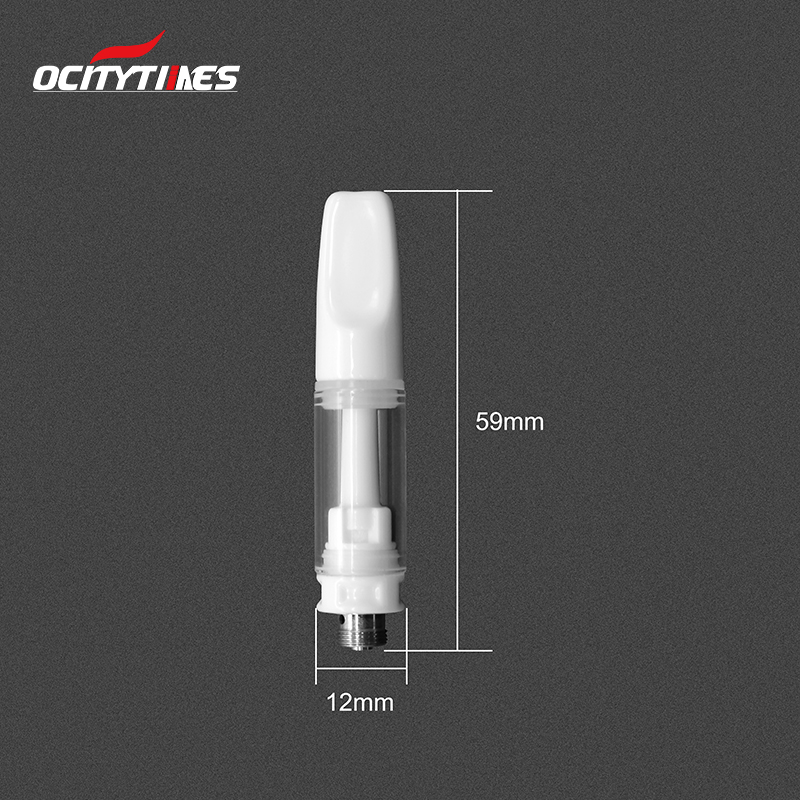 thick oil glass full ceramic 1.0ml vape cartridge Buy 1.0ml full